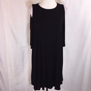 Bobeau Mini Cold-Shoulder Dress